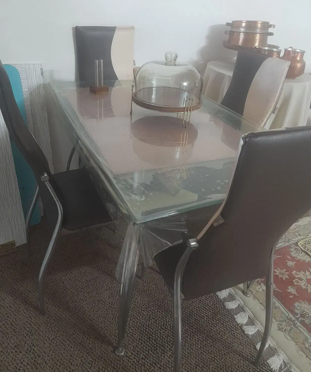 میز نهارخوری ۴نفره|میز و صندلی غذاخوری|مشهد, توس (بلوار توس)|دیوار