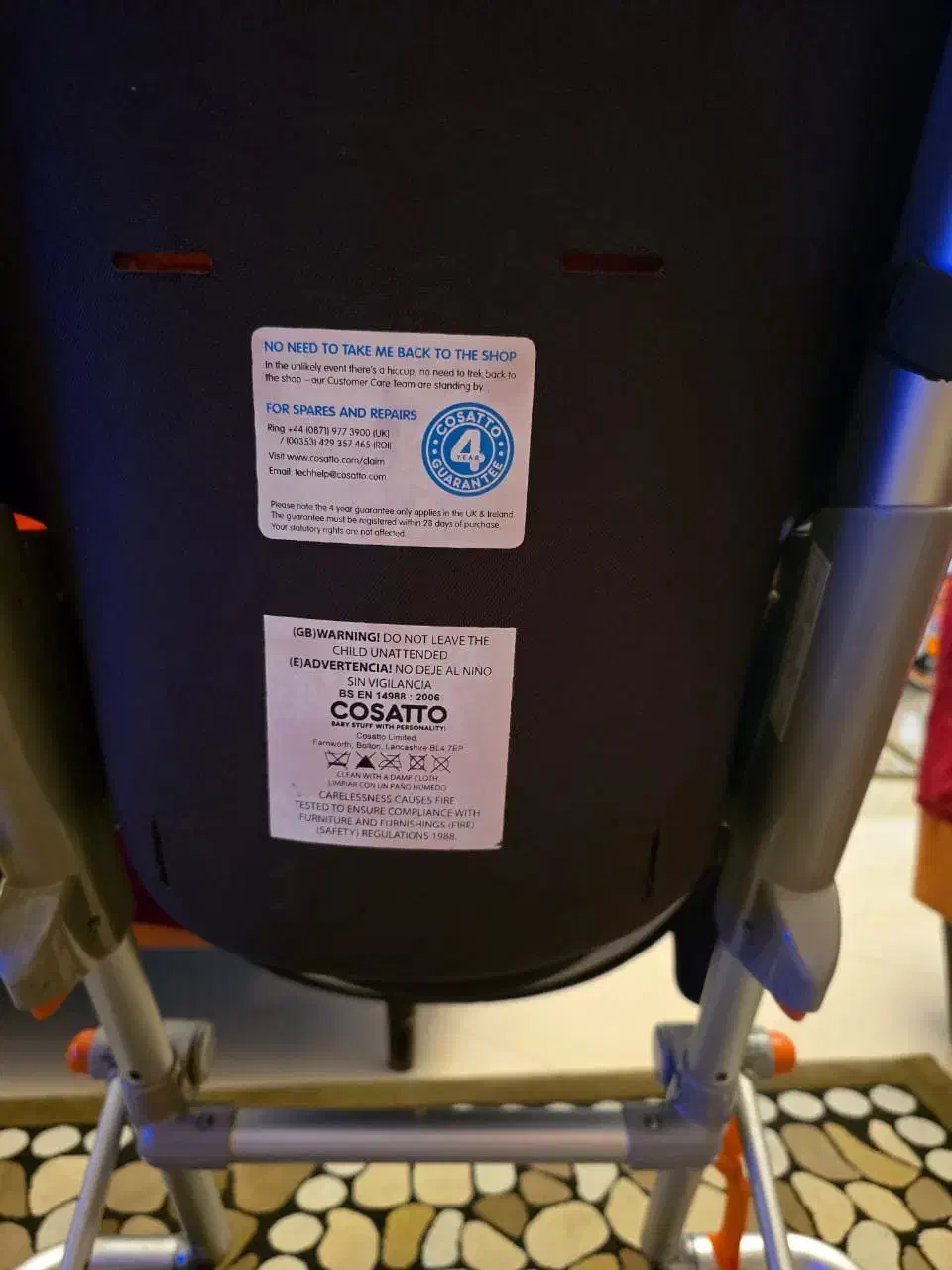 صندلی غذا تمیز و سالم|تخت و صندلی بچه|ساری, |دیوار