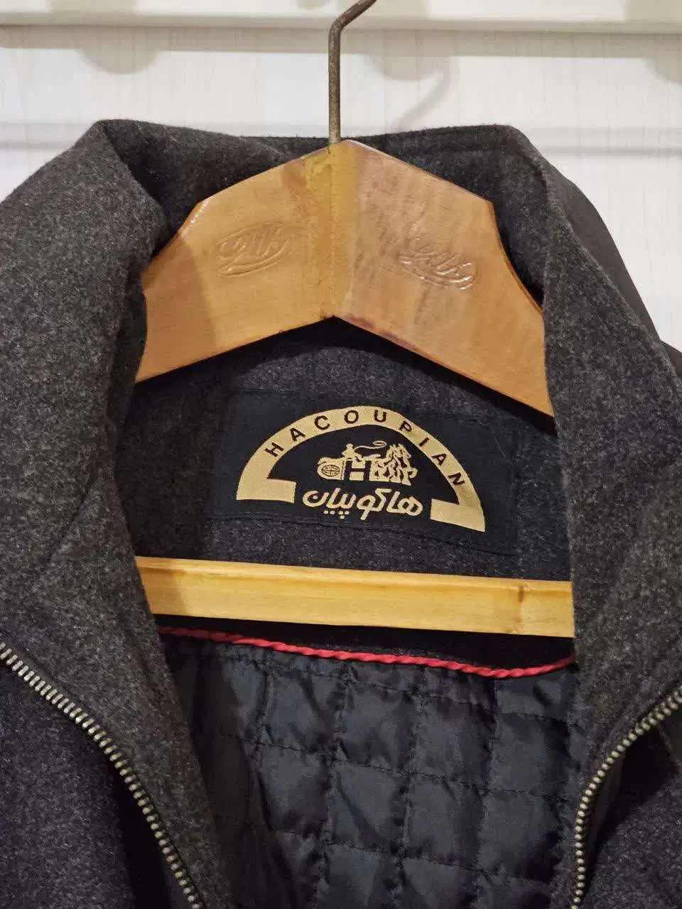 پالتوی برند هاکوپیان دردو رنگ طوسی و مشکی سایز52|لباس|بابل, |دیوار