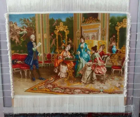 چله کشی فرش و تابلو فرش|خدمات پیشه و مهارت|کنگاور, |دیوار