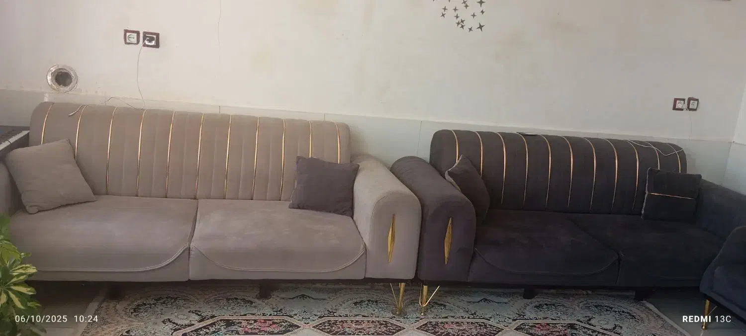 مبل هشت نفره|مبلمان خانگی و میز عسلی|شیراز, شیخ علی چوپان|دیوار