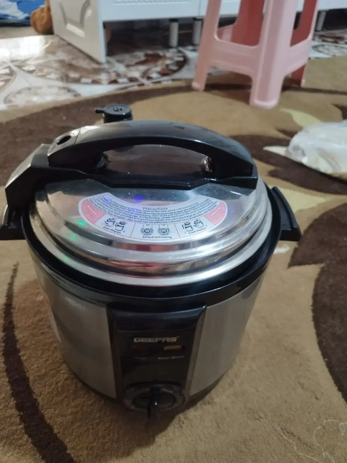 زود پز برقی جی پاس مدل GPC307 توان 1000 وات 6 لیتر|سایر لوازم برقی|فامنین, |دیوار