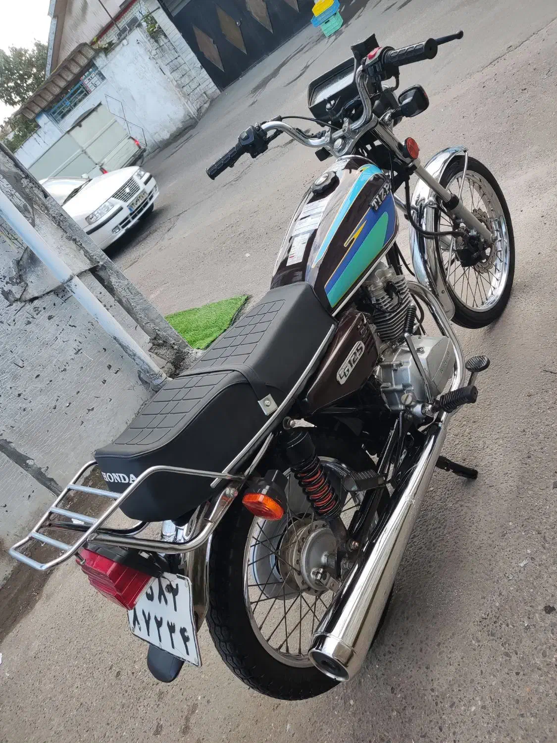 موتور هوندا 1400 استارتی 150کارخونه کاربرات صفر|موتورسیکلت|رشت, صفاری|دیوار