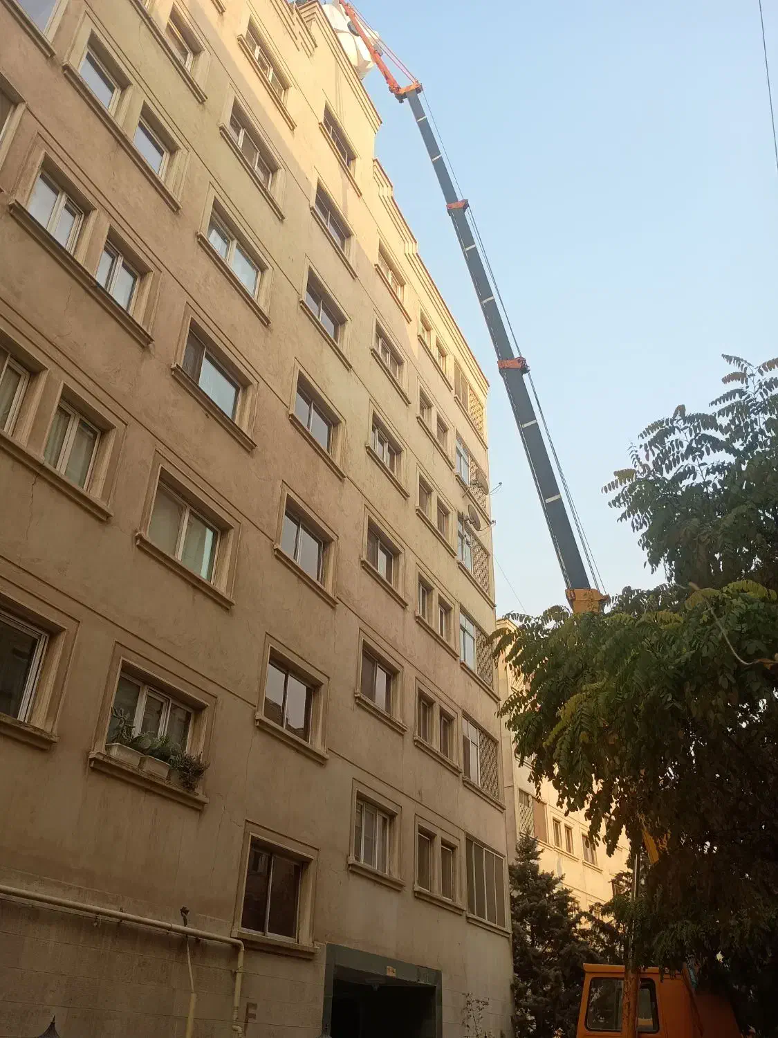 جرثقیل هفت تن دکل بلند|خدمات حمل و نقل|تهران, والفجر (افسریه)|دیوار