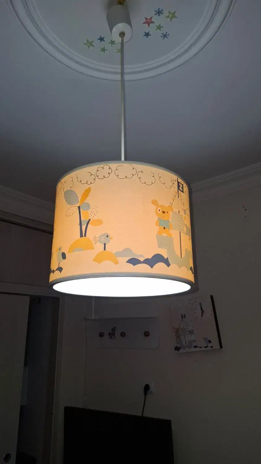 ست لوستر،آباژور و ساعت کودک|چراغ خواب و آباژور|کرج, مهرویلا شمالی|دیوار