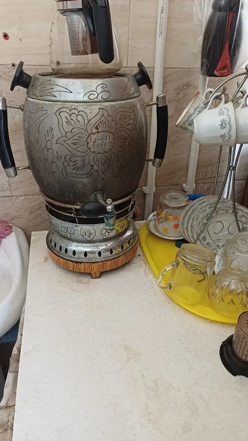 سماور گازی|سماور، چای‌ساز، قهوه‌ساز|رشت, یخسازی|دیوار