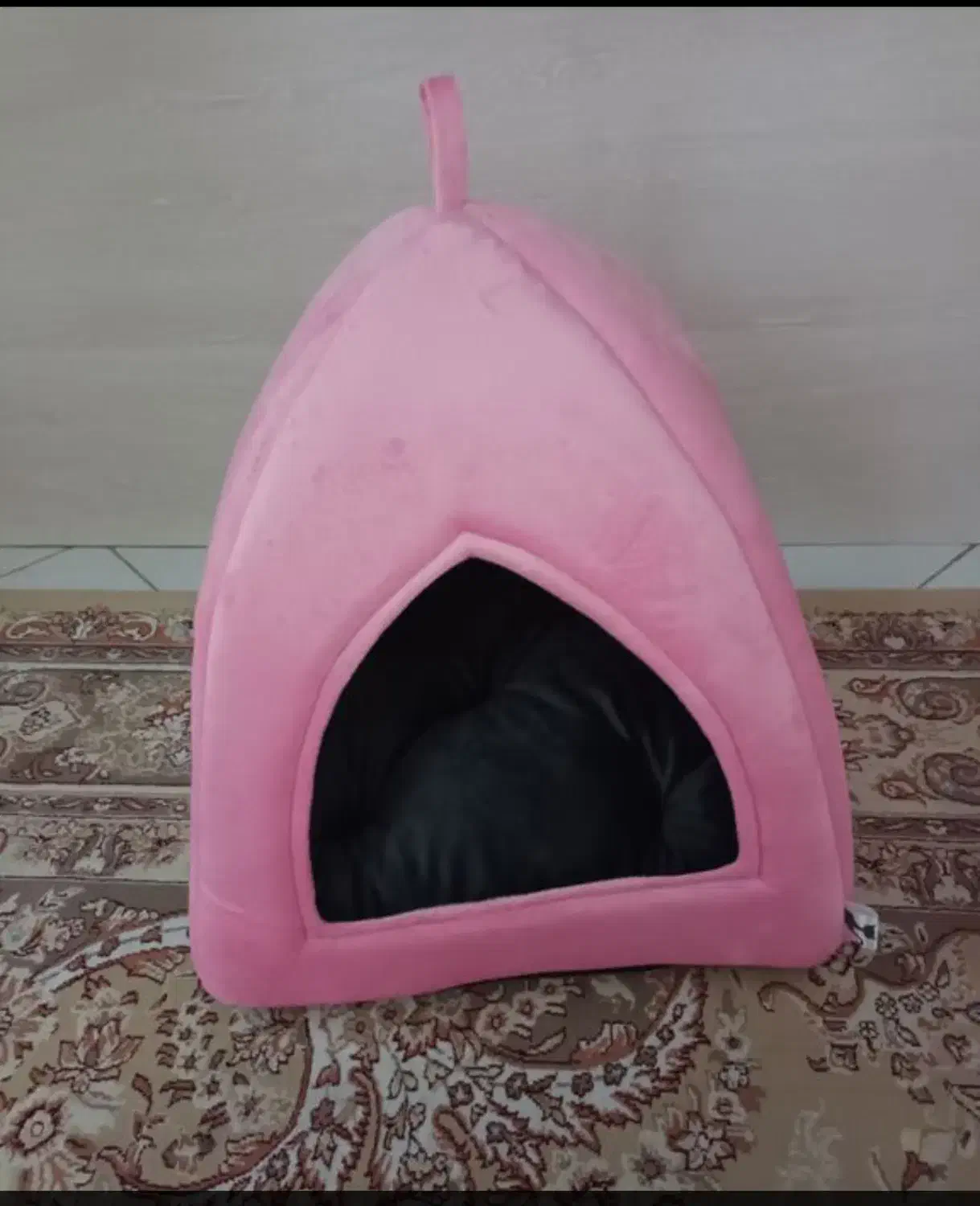 کلبه مخملی صورتی (۵۰*۵۰*۴۵)|لوازم جانبی حیوانات|شیراز, شهرک استقلال|دیوار