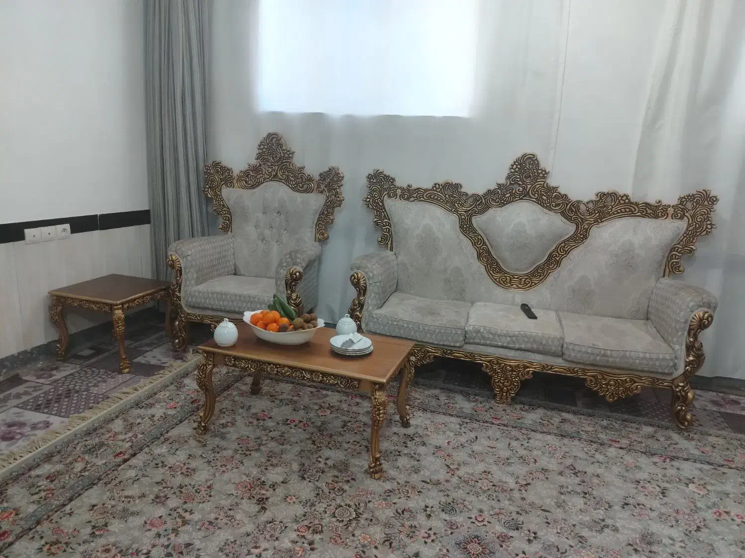 مبل 7نفره کلاسیک سلطنتی|مبلمان خانگی و میز عسلی|بوکان, |دیوار