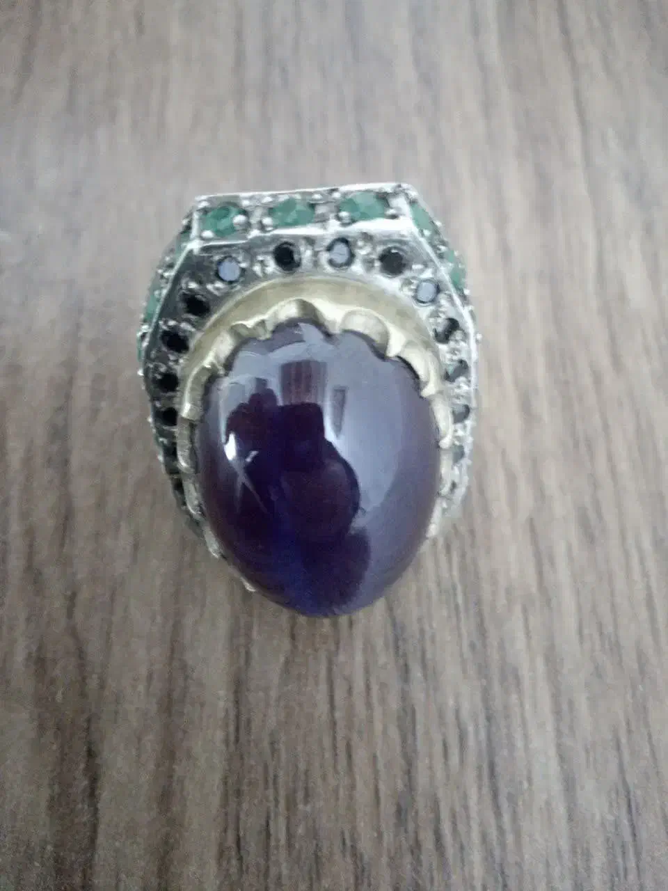 انگشتر جواهراتی یاقوت استار بی نظیر رنگ بنفش|جواهرات|خمینیشهر, |دیوار