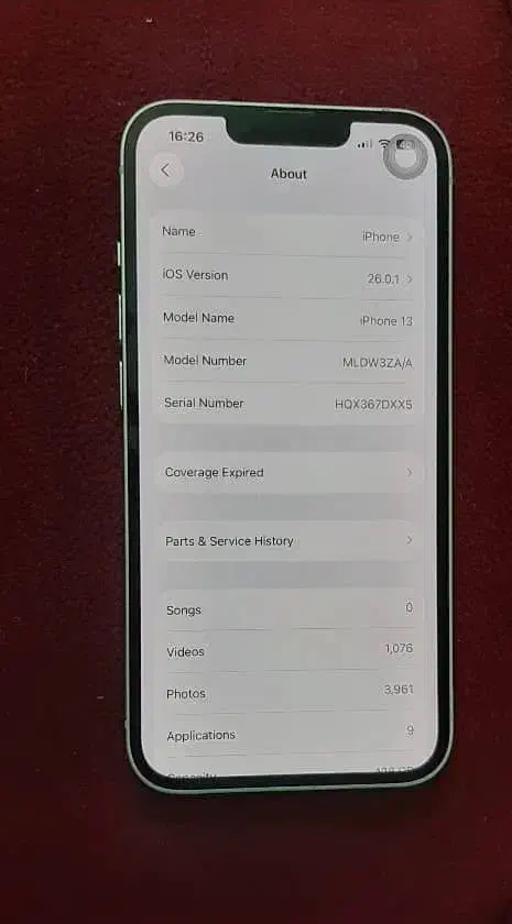 گوشی ۱۳ نرمال صورتی ۱۲۸|موبایل|اصفهان, فرح آباد|دیوار