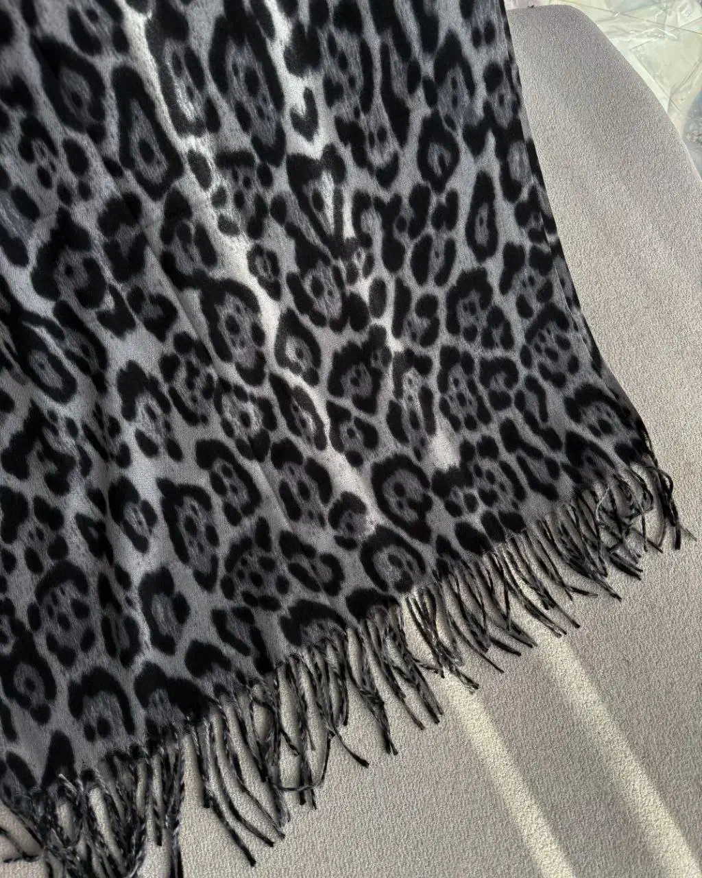 شال موهر ریشه دار طرح پلنگی وارداتی|لباس|تهران, حسین‌آباد|دیوار