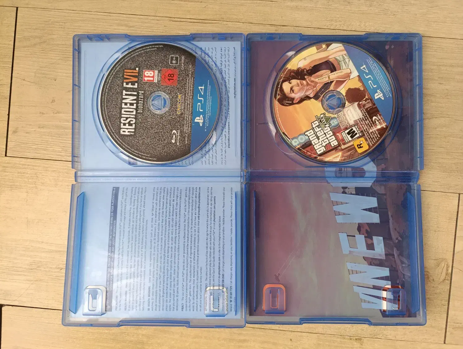 CD بازی PS4  GTA v resident evil 7|کنسول، بازی ویدئویی و آنلاین|تهران, قلهک|دیوار