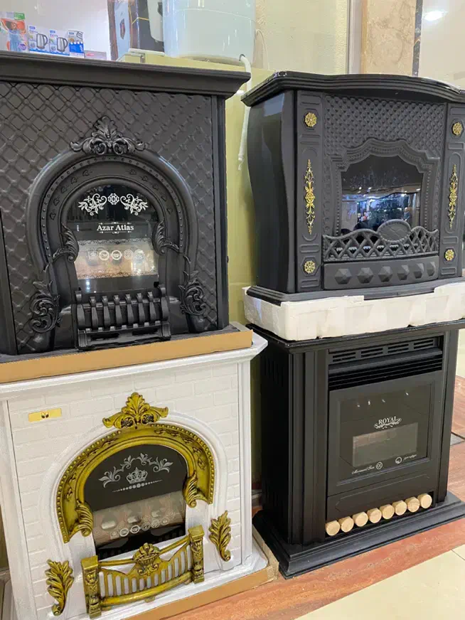 بخاری گازی طرح شومینه مرواریدسوز ۳۰هزار سایز بزرگ|بخاری، هیتر، شومینه|مشهد, شهید آوینی|دیوار