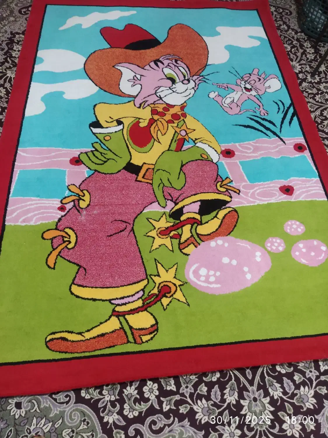 قالی بچه گونه|فرش|دوگنبدان, |دیوار