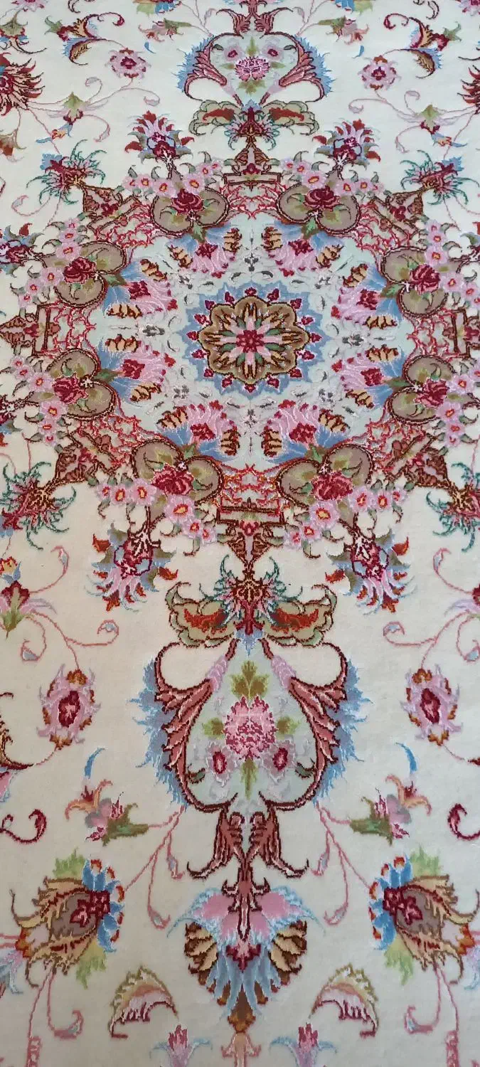 قالیچه بیضی سیمرغ  ۱/۵×۲ رج ۵۰|فرش|تبریز, |دیوار