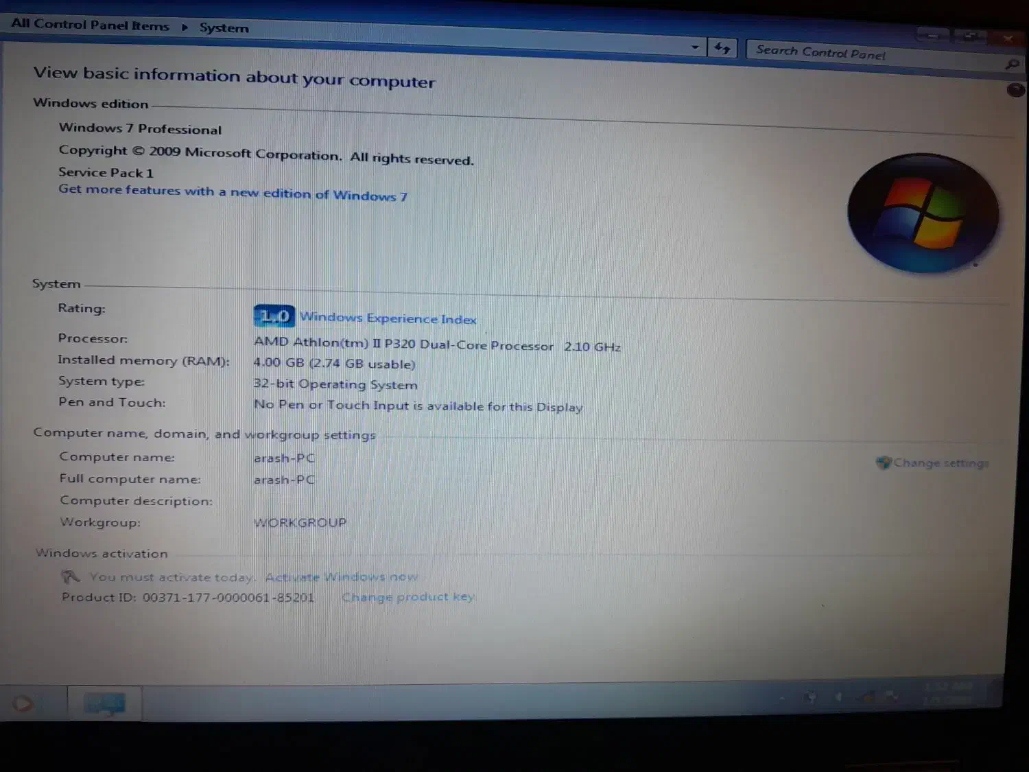 لپ تاب hp|رایانه همراه|تهران, چیذر|دیوار