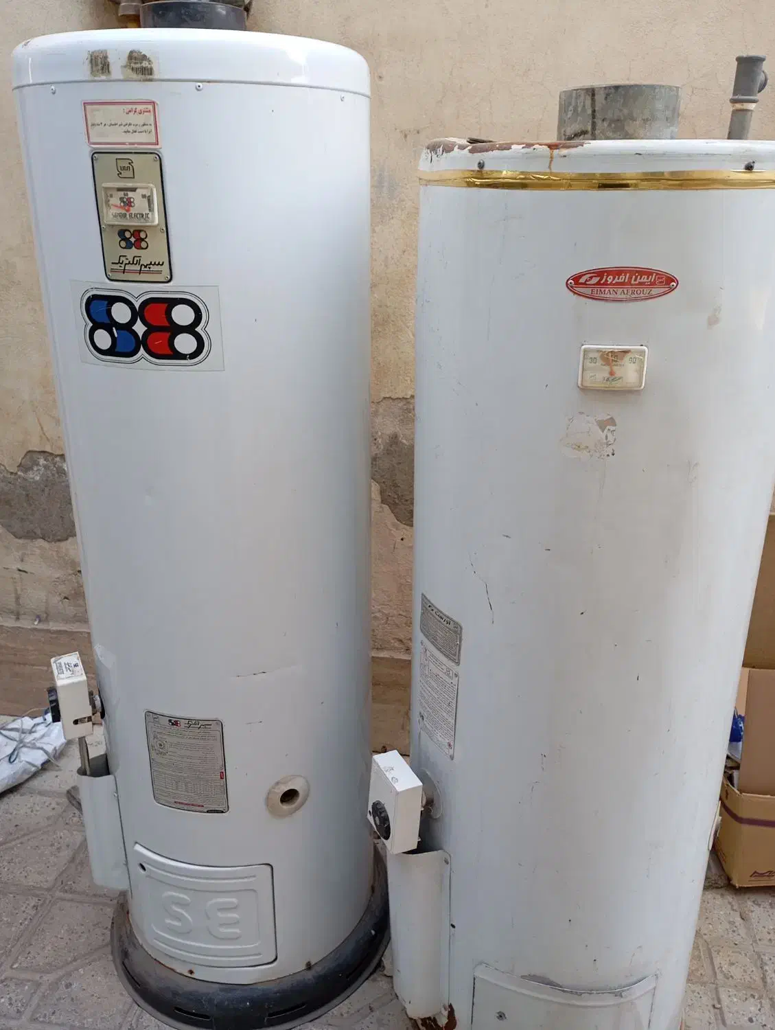 آبگرمکن زمینی وتیر آهن|آبگرمکن، پکیج، شوفاژ|قرچک, زیبا شهر|دیوار