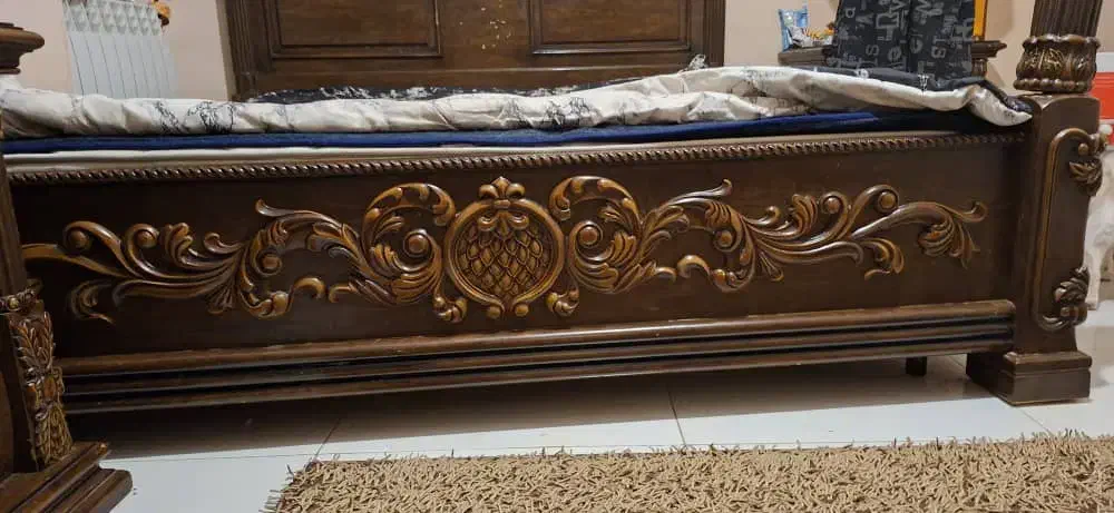 تخت دونفره چوبی|تخت و سرویس خواب|اصفهان, جلالیه|دیوار