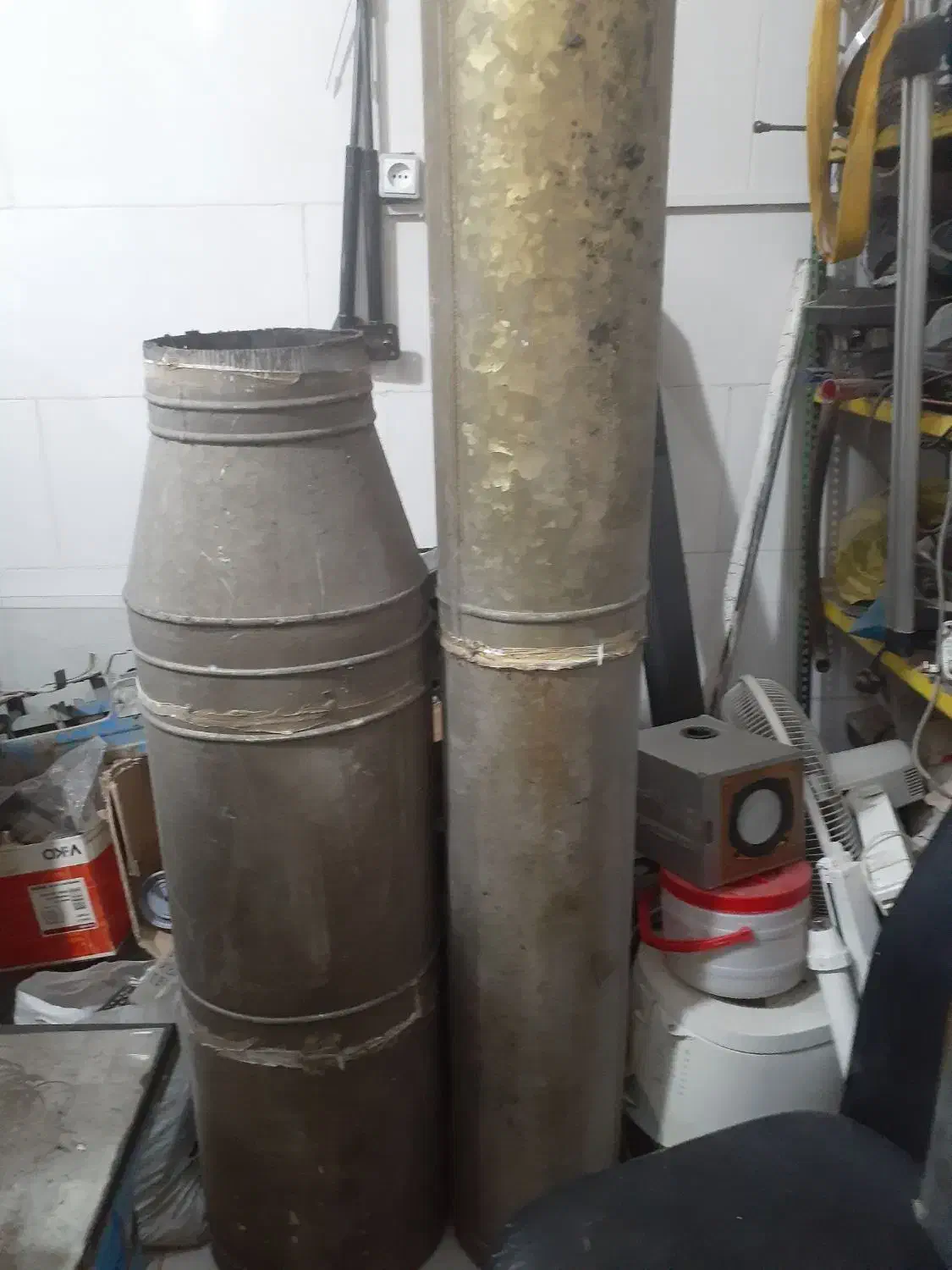 لوله گالوانیزه هواکش و هود|مصالح و تجهیزات ساختمان|پاکدشت, خاتون آباد|دیوار