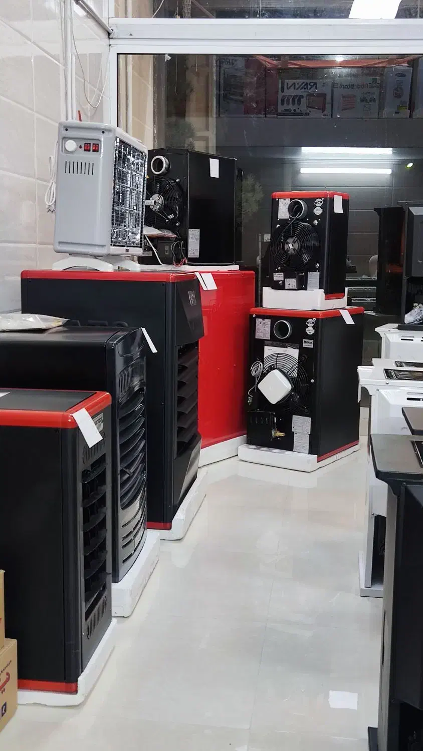 فن هیتر گازی نیک گستر RG و آذر تهویه مک تک|بخاری، هیتر، شومینه|یزد, |دیوار