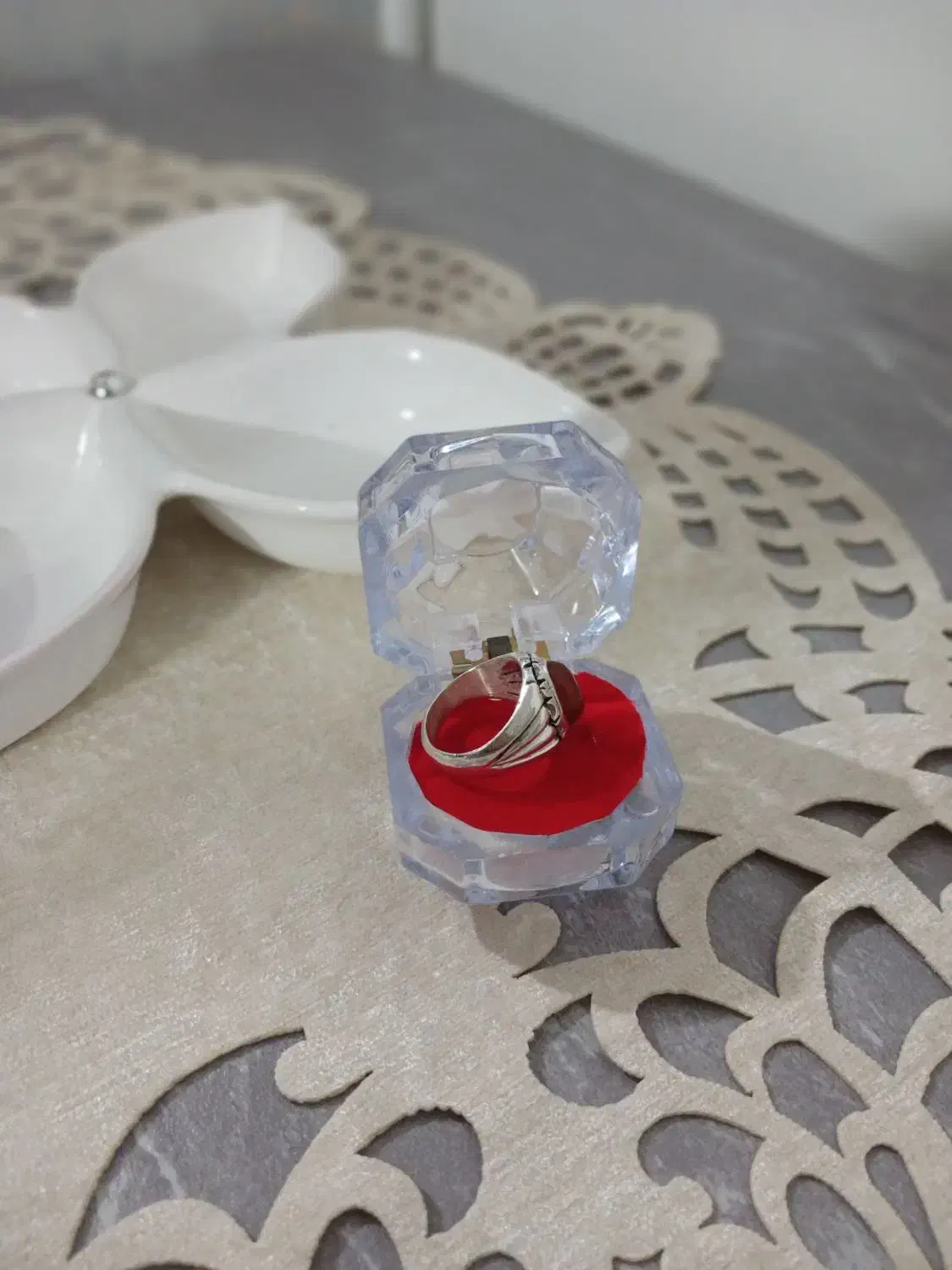 انگشتر نقره عقیق یمن|جواهرات|مشهد, ابوذر|دیوار