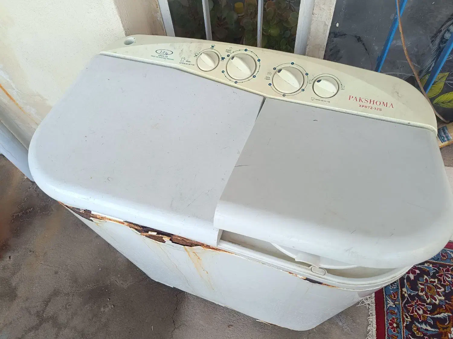 لباسشویی دوقلو|ماشین لباسشویی و خشک‌کن لباس|میانه, |دیوار