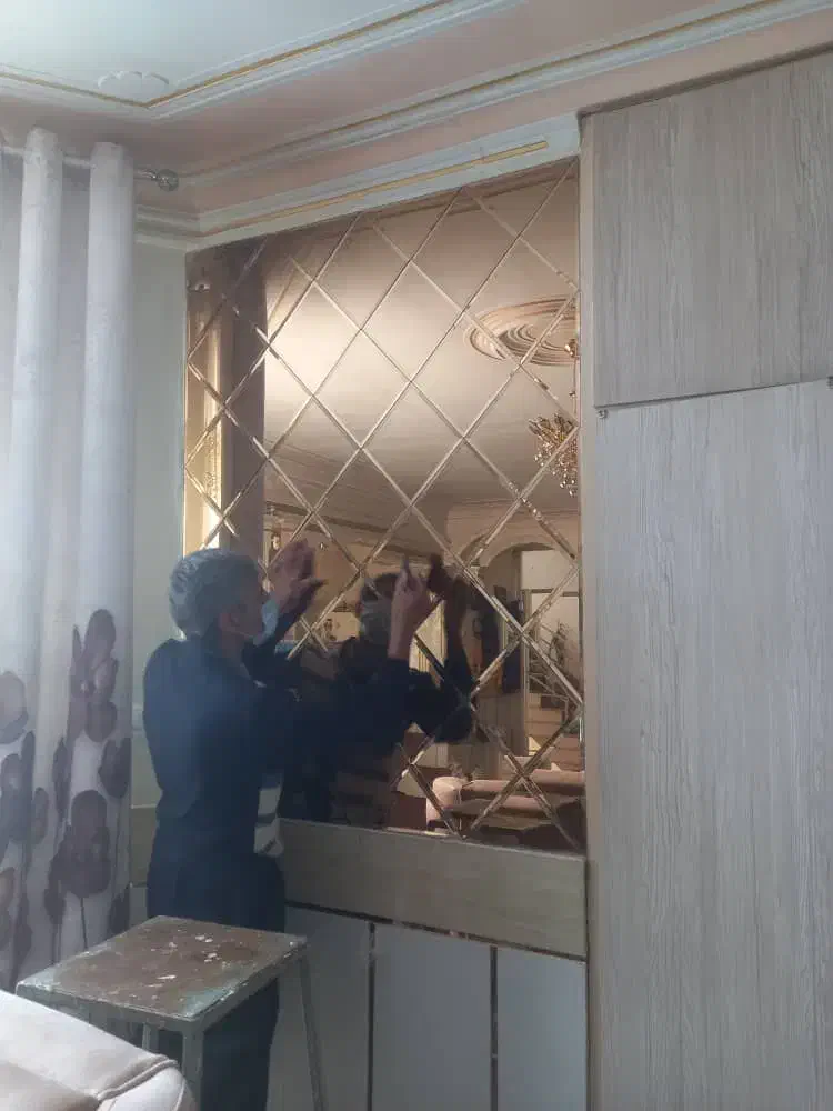 آینه کاری دکوراتیو|آینه|الوند, |دیوار