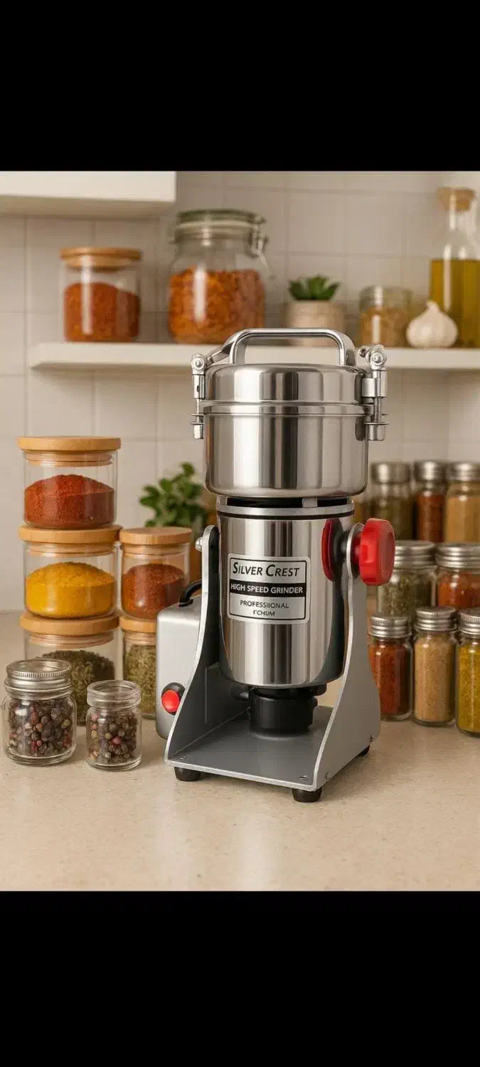 آسیاب/خرد کن صنعتی 500و800 گرمی سیلورکرست آکبند|خردکن، آسیاب، غذاساز|نیشابور, هفده شهریور|دیوار