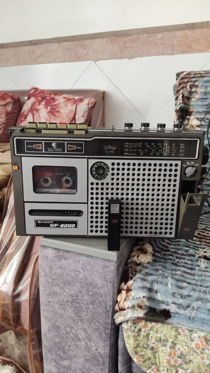 رادیو ضبط شارپ ژاپنی|صوتی و تصویری|چادگان, |دیوار