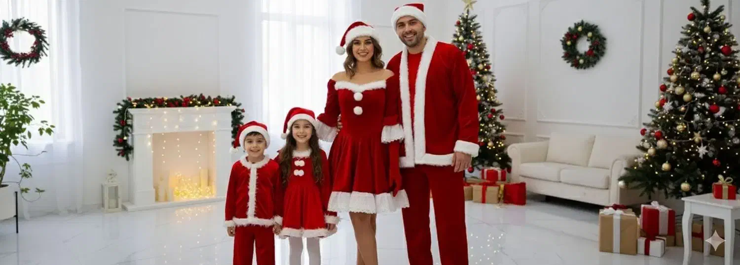 لباس خانواده بابانوئل|لباس|گلبهار, شهر جدید گلبهار|دیوار