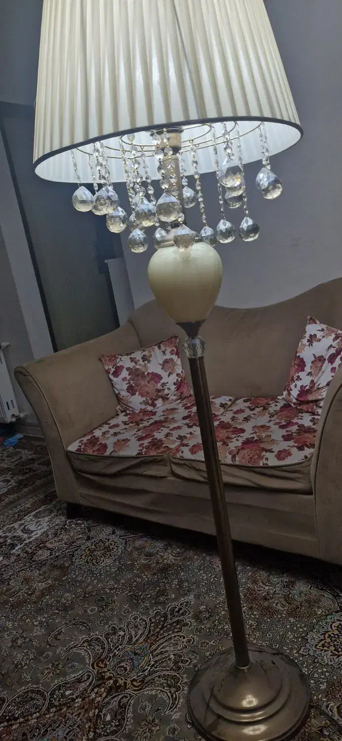 اباژور 2عدد|چراغ خواب و آباژور|بهارستان, |دیوار