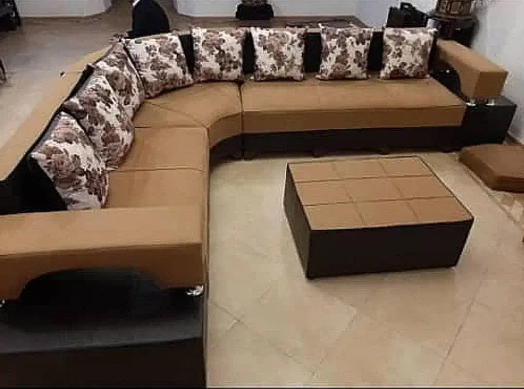 مبل ال دسته دوبل|مبلمان خانگی و میز عسلی|کهنوج, |دیوار