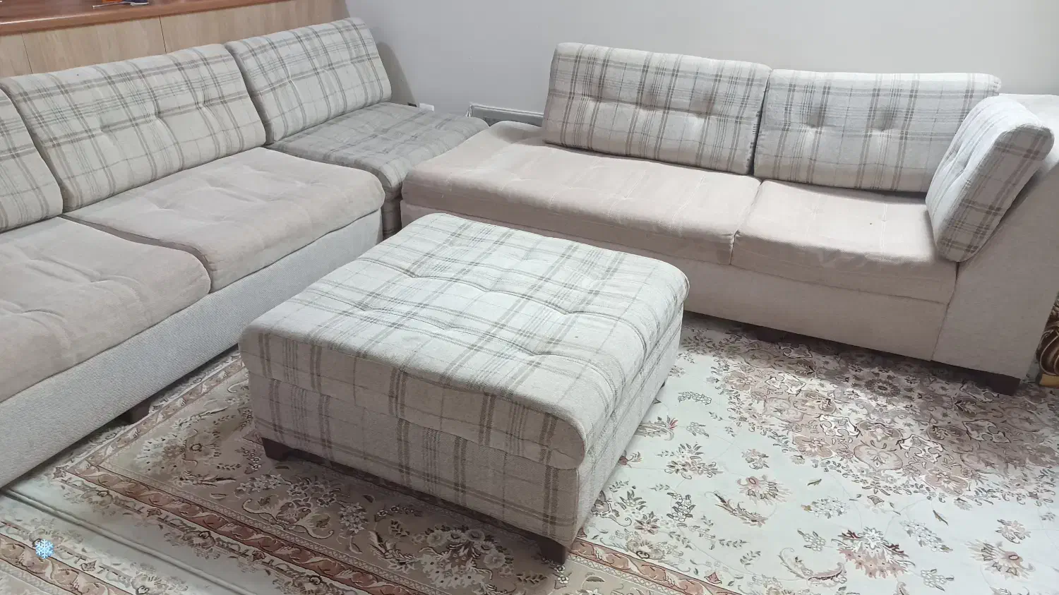 مبلمان L هفت نفره شکیل با کیفیت|مبلمان خانگی و میز عسلی|قم, انسجام|دیوار