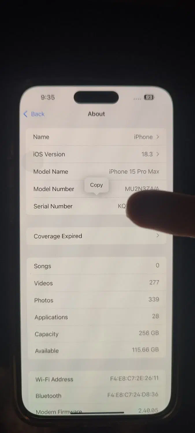 iphone 15 pro max  آیفون 15 پرو مکث|موبایل|تهران, حر|دیوار