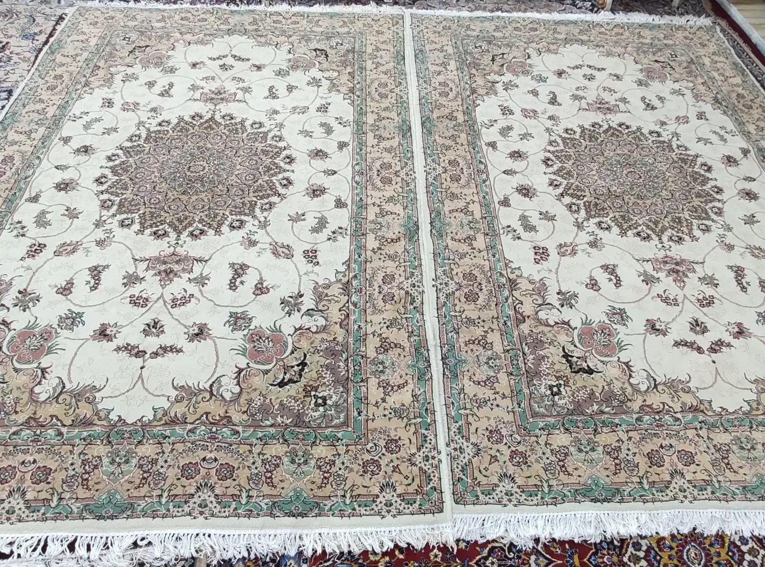 یک جفت فرش شش متری طرح جدید|فرش|مرند, |دیوار