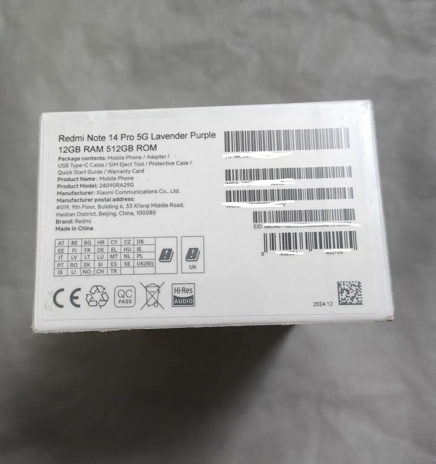 Note 14 pro 5g 512/12 pruple|موبایل|ابهر, |دیوار