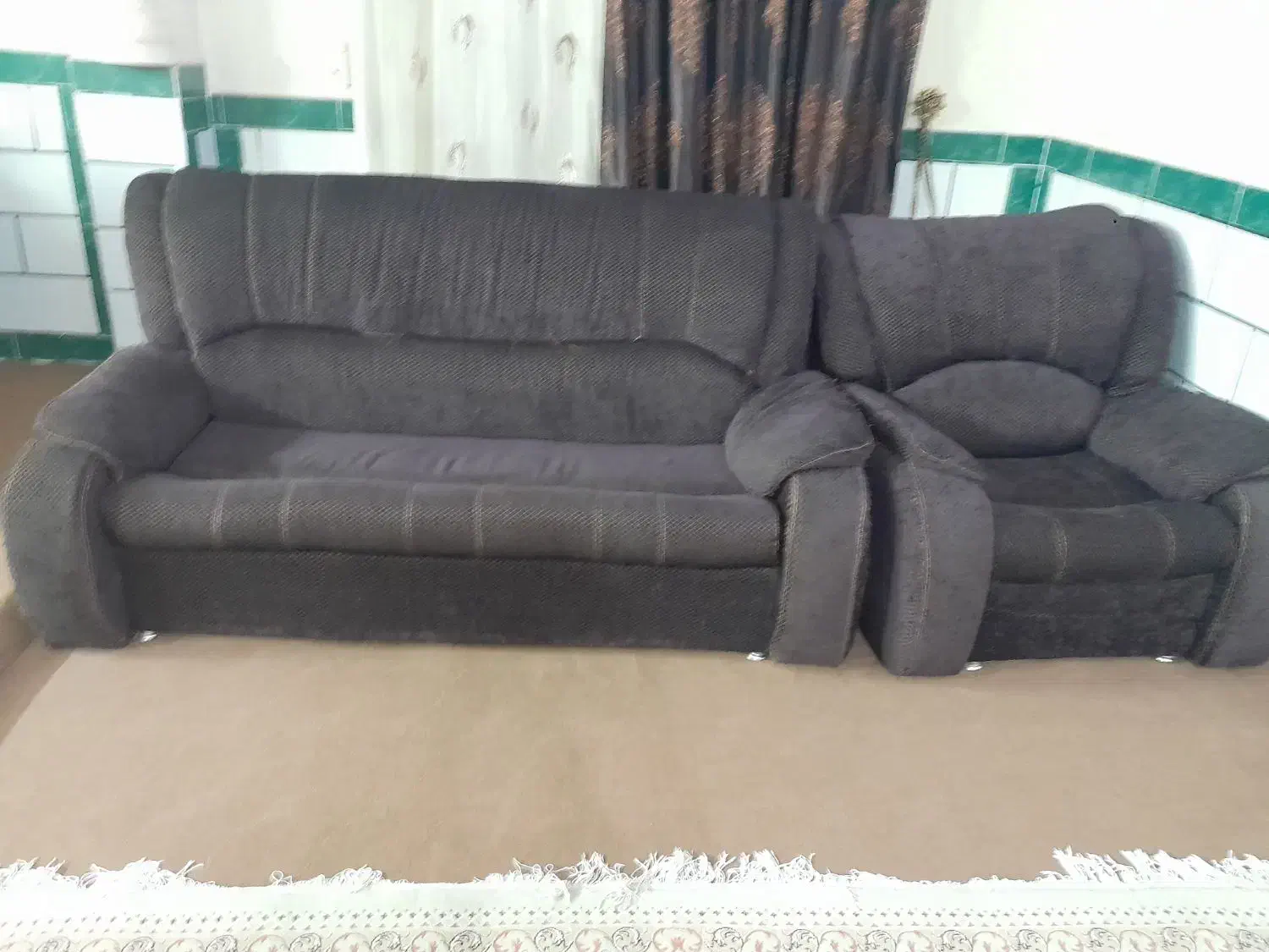 یک عددمبل ۷نفره|مبلمان خانگی و میز عسلی|آزادشهر, |دیوار