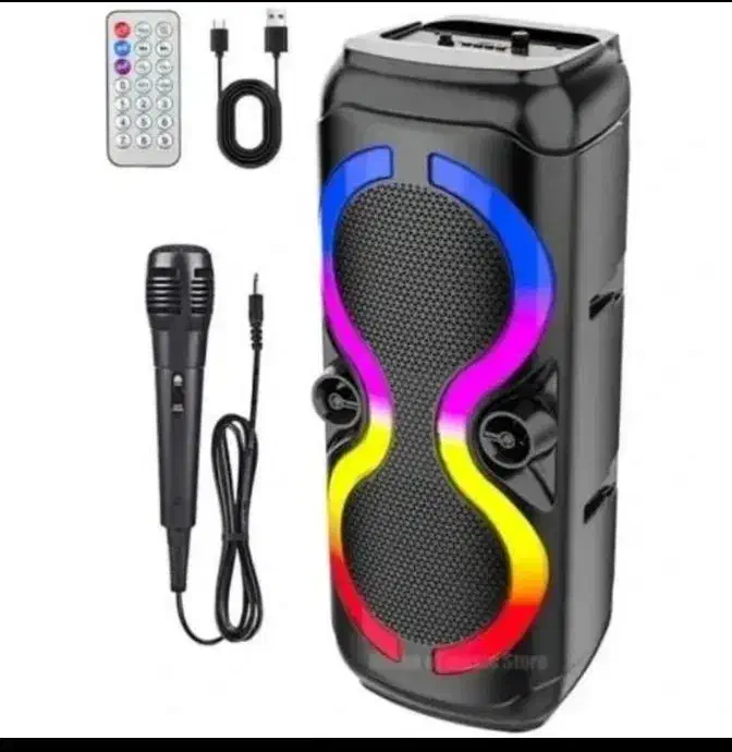 اسپیکر شارژی باند 65س میکروفون دار دیجی پارتی باکس|سیستم صوتی خانگی|قم, نیروگاه|دیوار