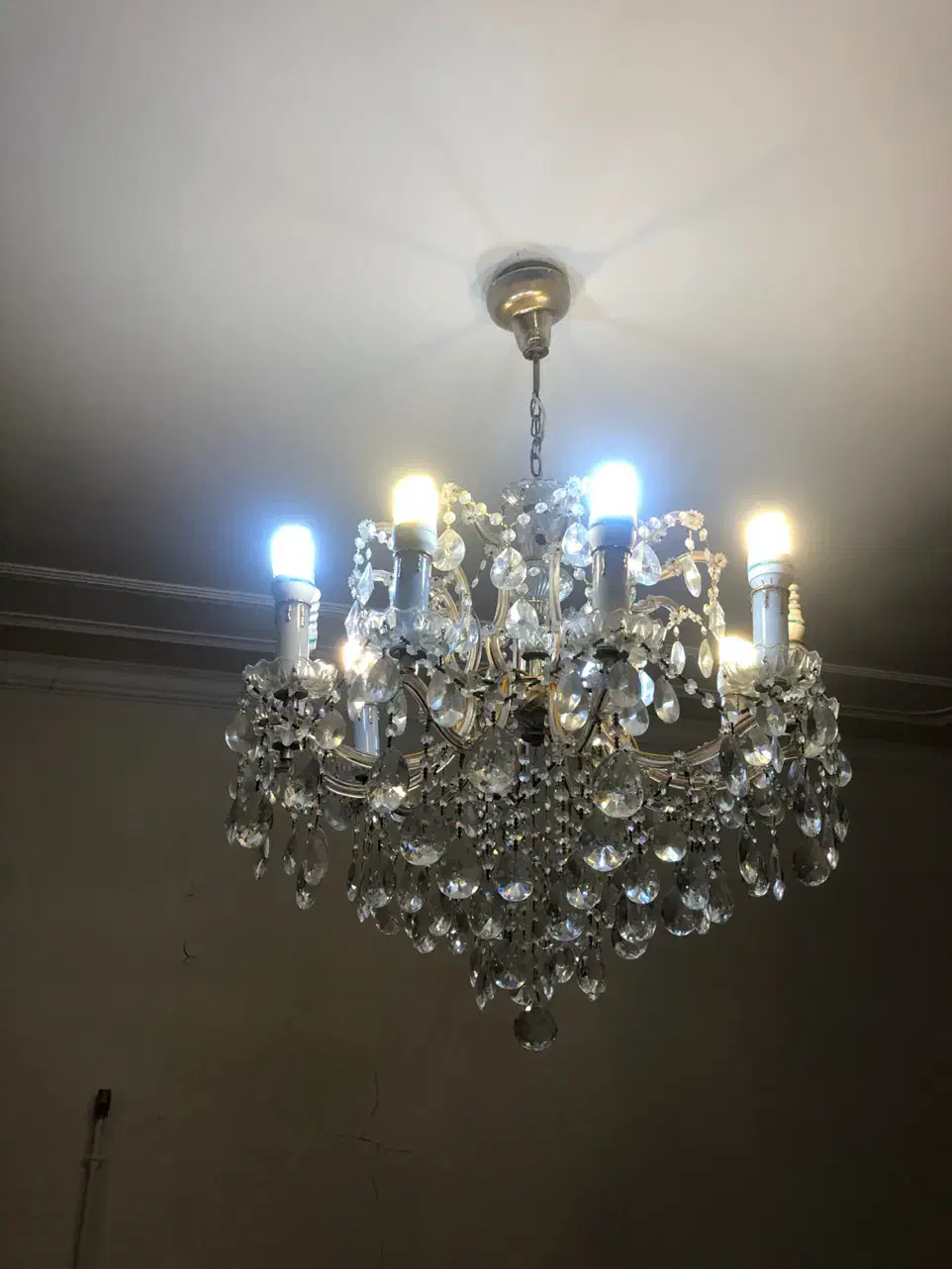 لوستر کریستال|لوستر و چراغ آویز|تبریز, |دیوار