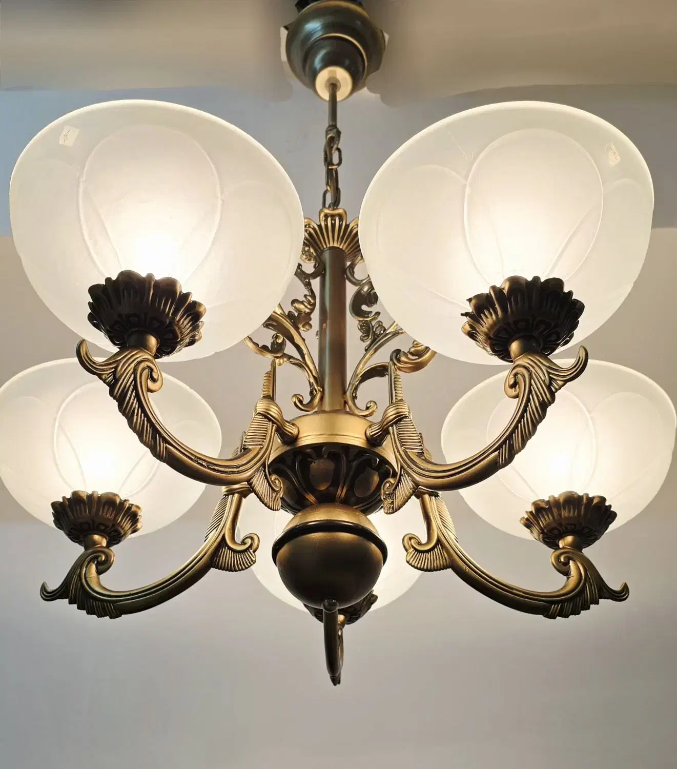 ۱ جفت لوستر ۵ شاخه کلاسیک و مجلل (۲عدد)|لوستر و چراغ آویز|تهران, اقدسیه|دیوار