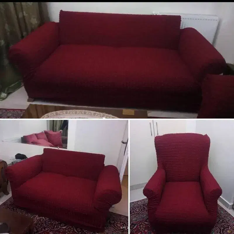 کاور مبل مدل پرنس 7 نفره|مبلمان خانگی و میز عسلی|میناب, |دیوار