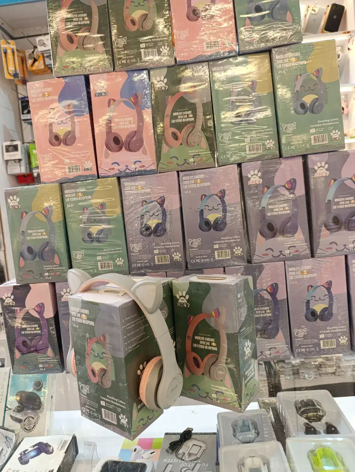 فروش عمده و تک هدفون خرگوشی و ایرپاد|لوازم جانبی موبایل و تبلت|مشهد, گلشور|دیوار