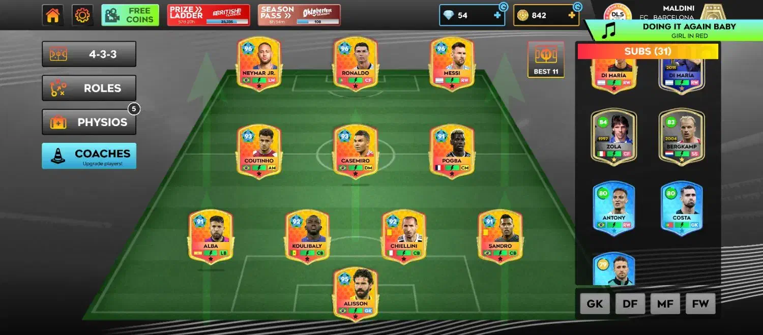 طاق دریم لیگ با نبرد امپراتوری|کنسول، بازی ویدئویی و آنلاین|بروجرد, |دیوار