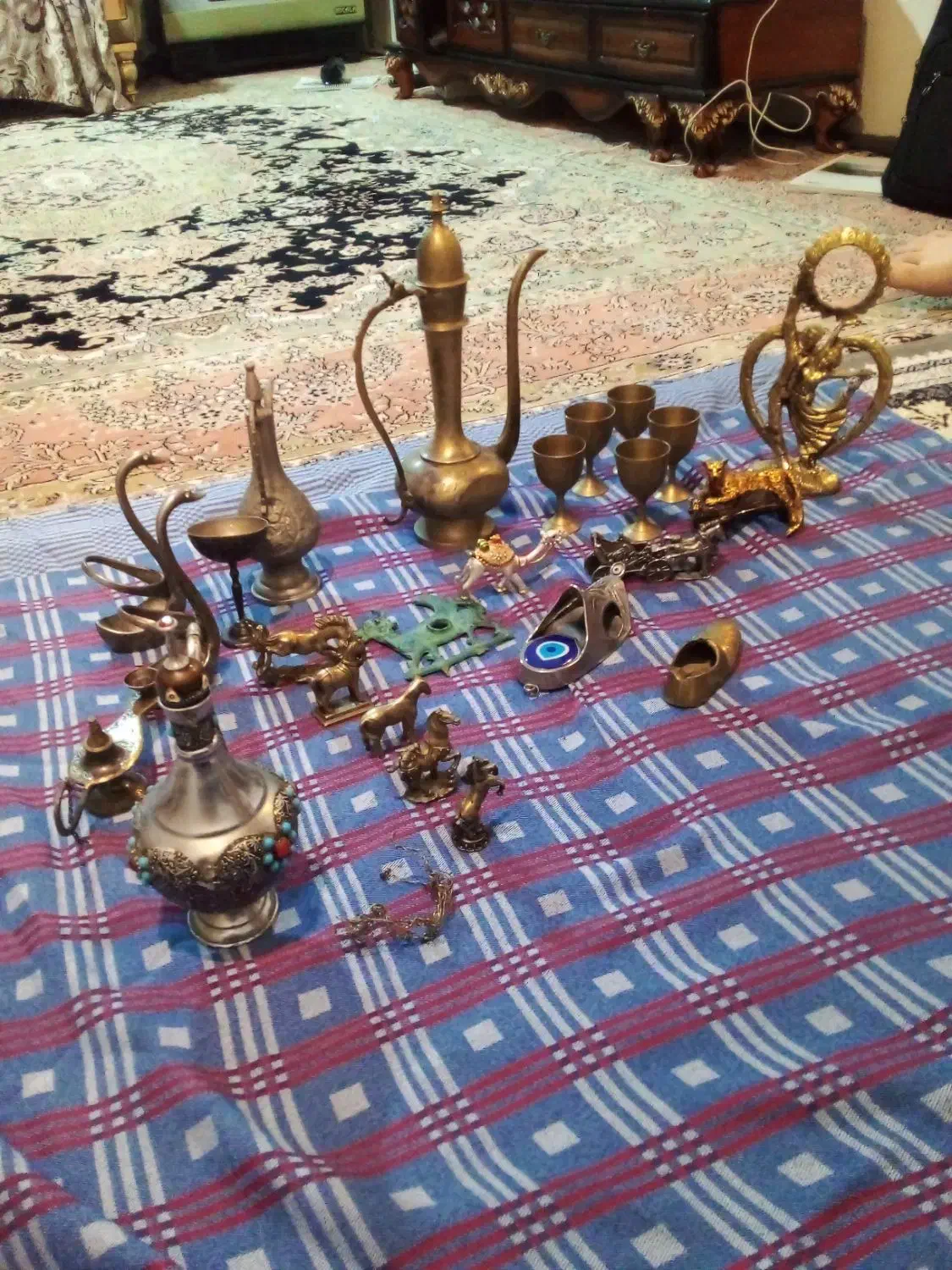 مجسه دکوری برنجی|مجسمه، تندیس، ماکت|تهران, عباسی|دیوار