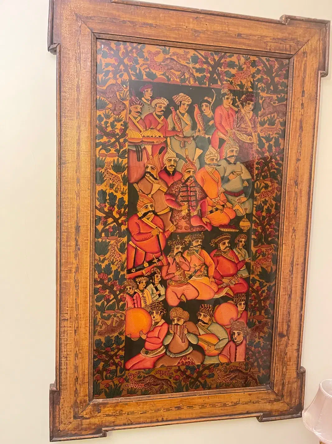 نقاشی پشت شیشه آنتیک|کلکسیون اشیاء عتیقه|تهران, سعادت‌آباد|دیوار