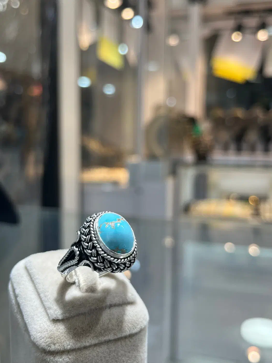 جشنواره انگشتر دستساز نقره با سنگ های معدنی|جواهرات|اصفهان, بهار آزادی|دیوار