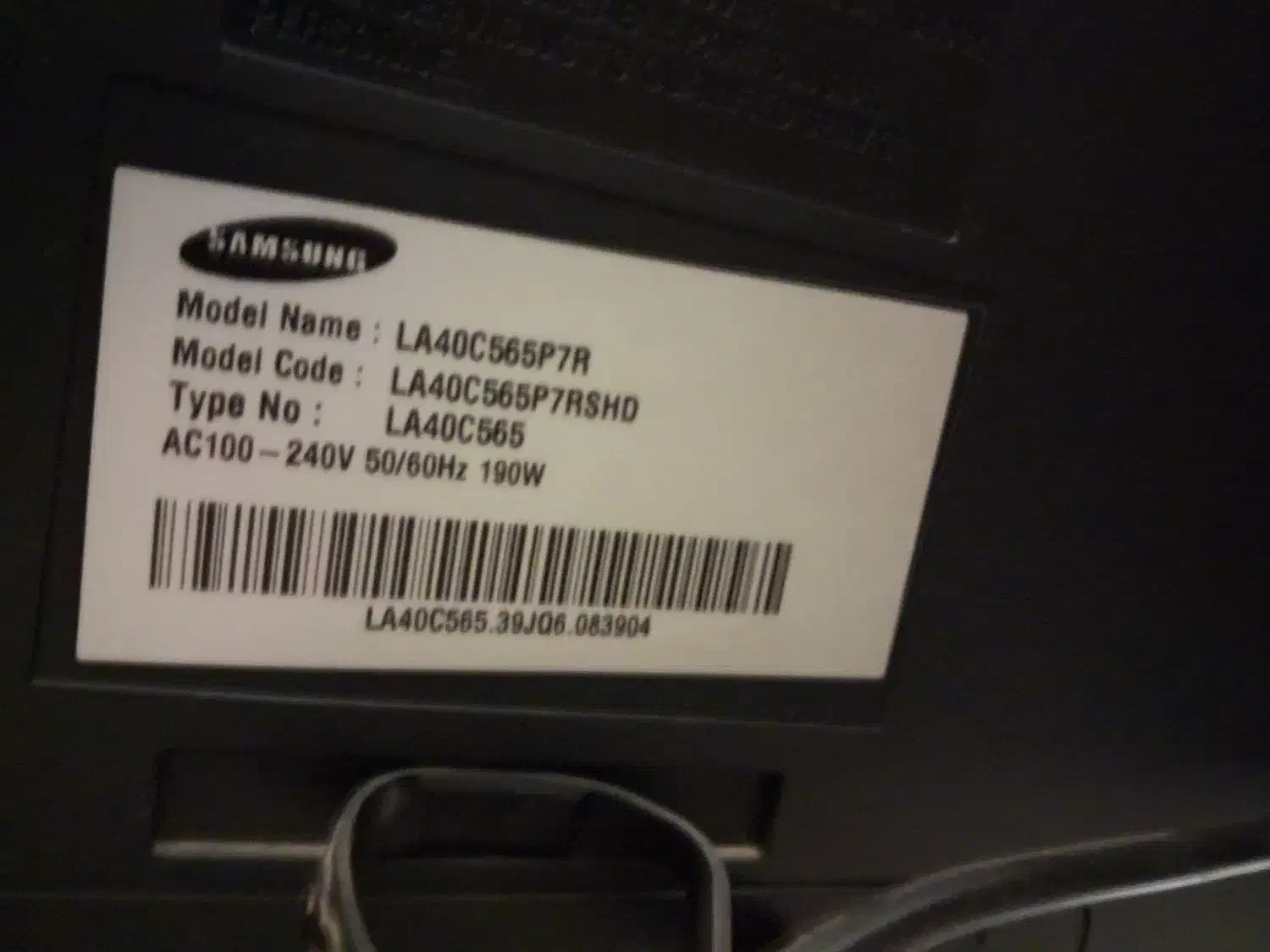 تلوزیون سامسونگ ۴۰ اینچ|تلویزیون و پروژکتور|قرچک, باقرآباد|دیوار