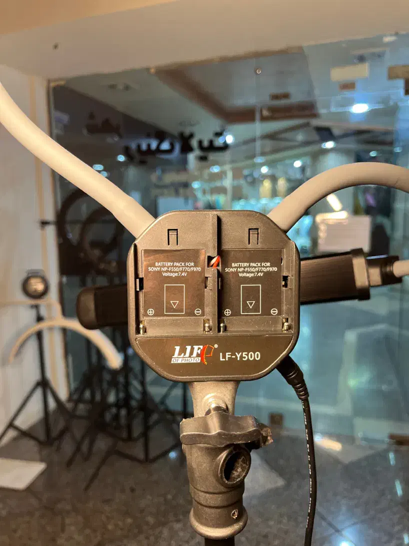 رینگ لایت ۲ شاخه - دابل آرم لایت|دوربین عکاسی و فیلم‌برداری|قزوین, |دیوار