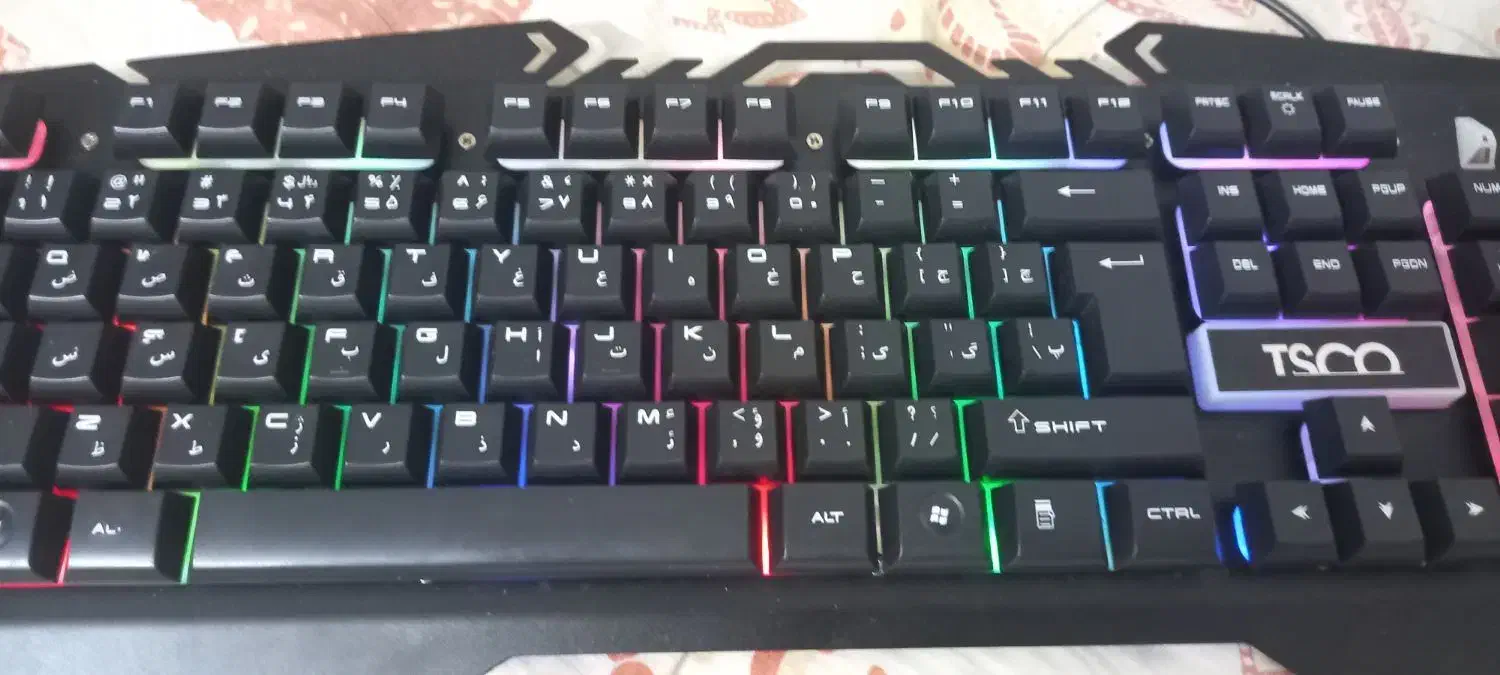 کیبورد tsco گیمینگ|قطعات و لوازم جانبی رایانه|شیراز, غدیر جنوبی|دیوار