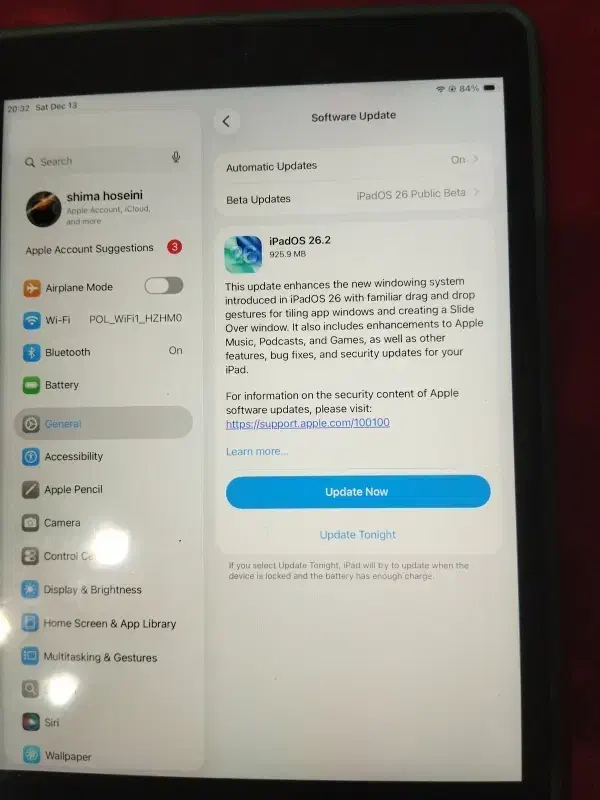 ایپد نسل 9 2021 حجم 256|تبلت|تهران, شهرک طالقانی|دیوار